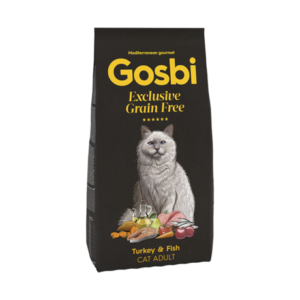 Gosbi grain free cat turkey fish adult