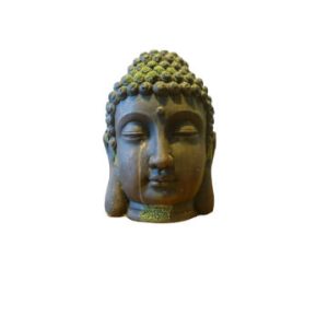 cabeza de buddha magnesio decoración