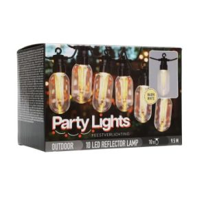 guirnalda luces iluminación para jardín y fiestas