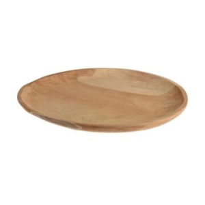 plato de madera circular koopman