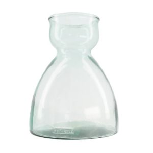 jarrón vidrio reciclado