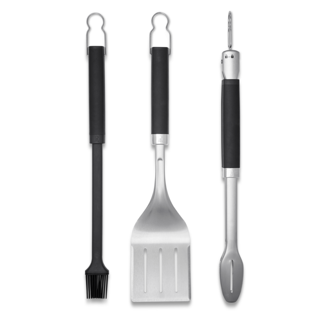 Utensilios de cocina para barbacoa, pincel, espátula, pinzas