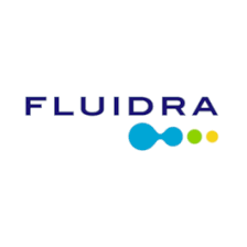 Logo de Fluidra, empresa de soluciones acuáticas