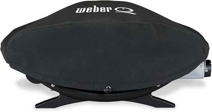 Funda protectora negra para barbacoa Weber Q.