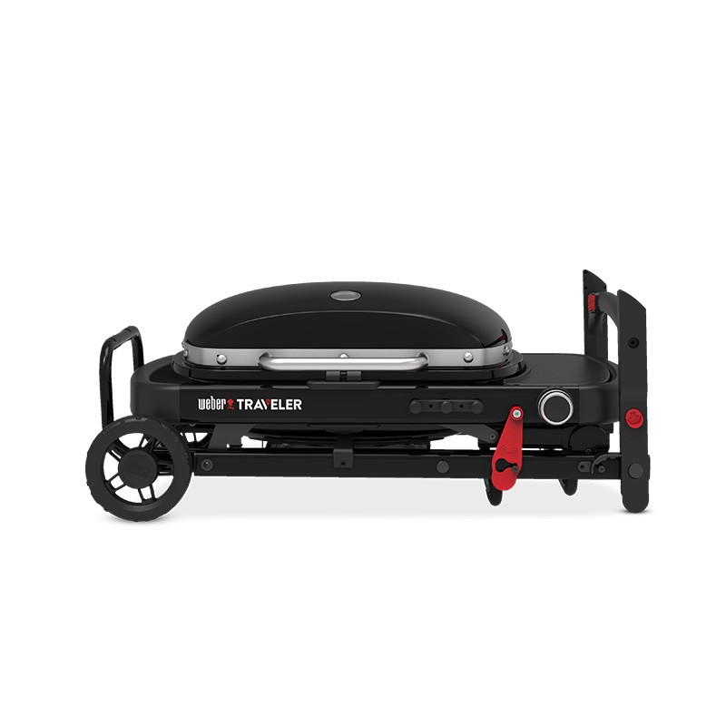 Barbacoa portátil plegable negra modelo Traveler.