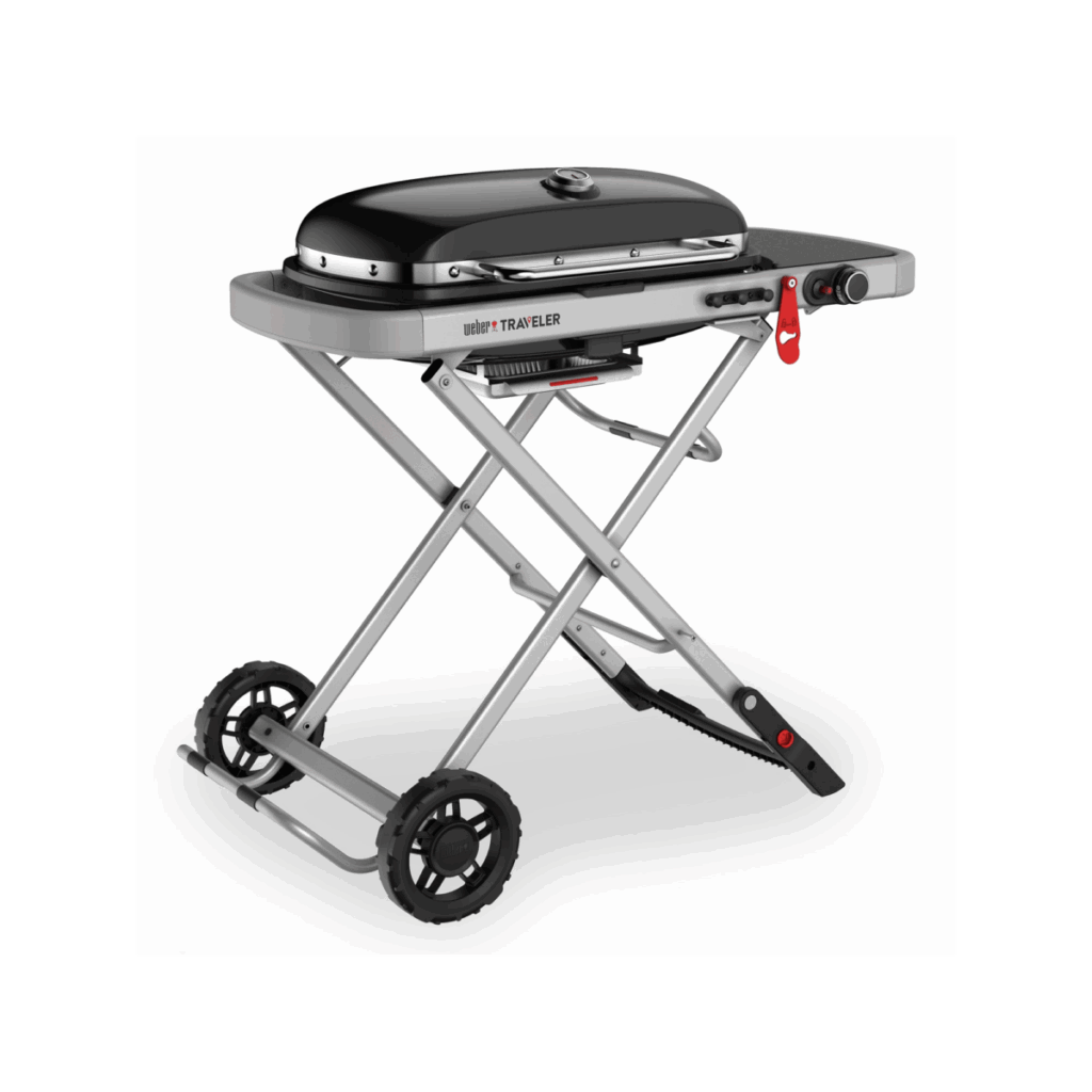 Barbacoa portátil plegable con ruedas