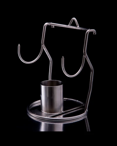 Soporte de acero inoxidable para jamón