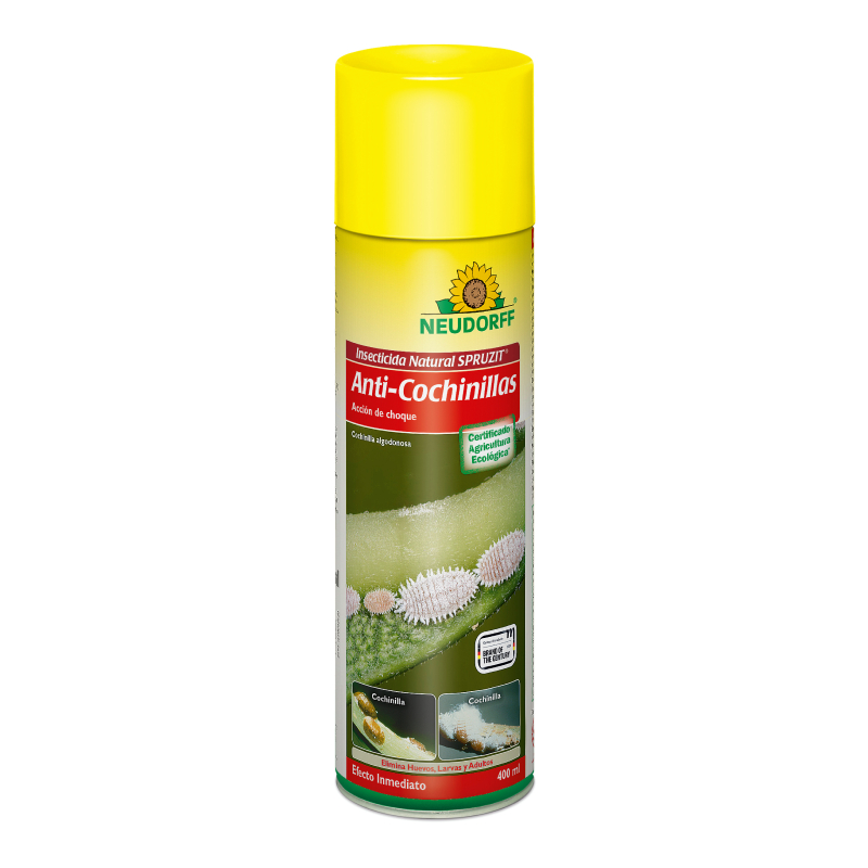 Spray insecticida anti-cochinillas Neudorff amarillo