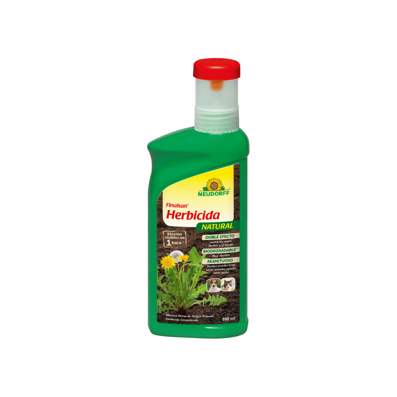 Botella de herbicida natural Finalsan 500 ml