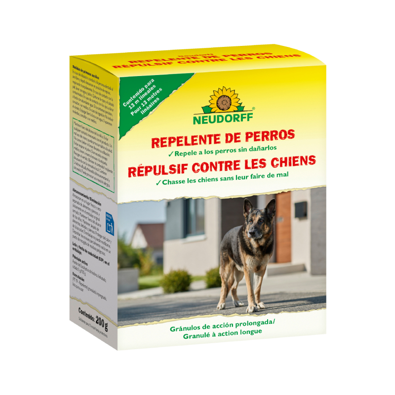 Caja de repelente de perros Neudorff