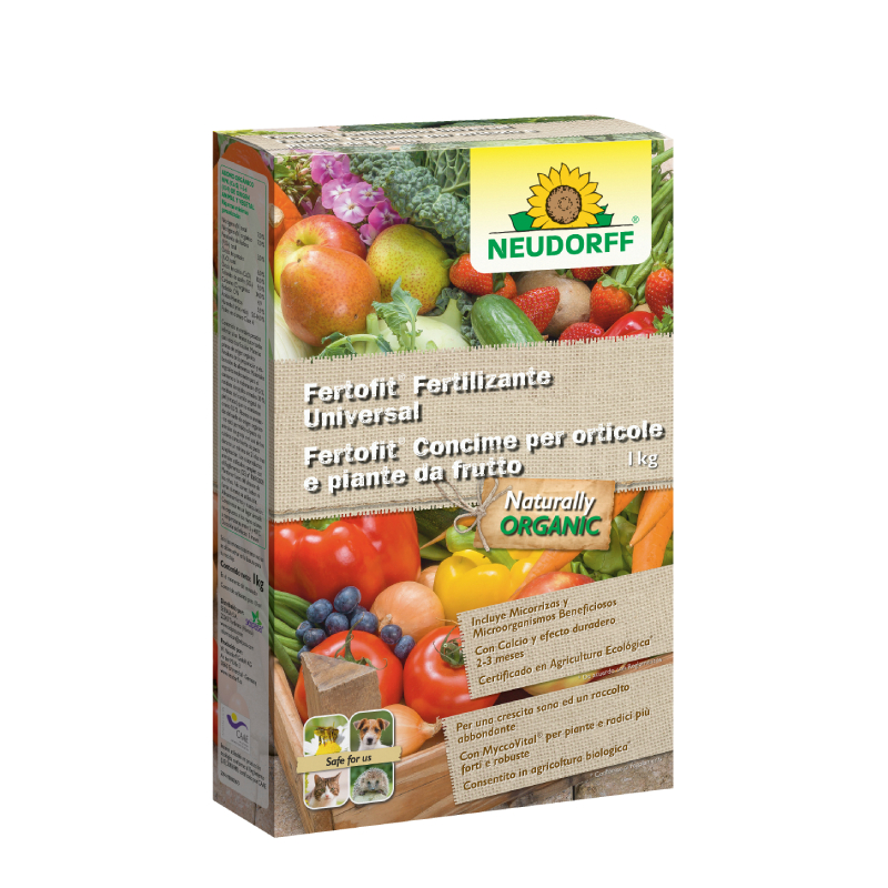 Caja de fertilizante universal orgánico Neudorff