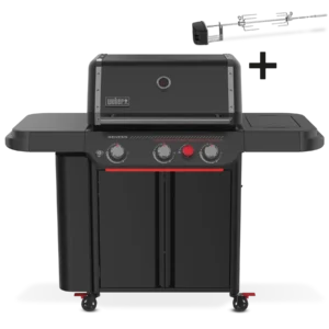 Barbacoa de gas Weber Genesis con asador giratorio
