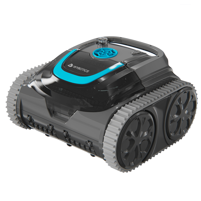 Robot limpiafondos automático para piscina con orugas
