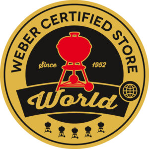 Logotipo circular Weber Certified Store World