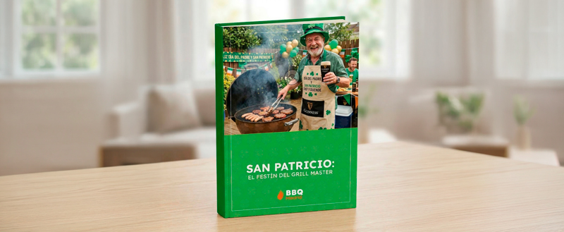 Libro San Patricio sobre parrilla y barbacoa