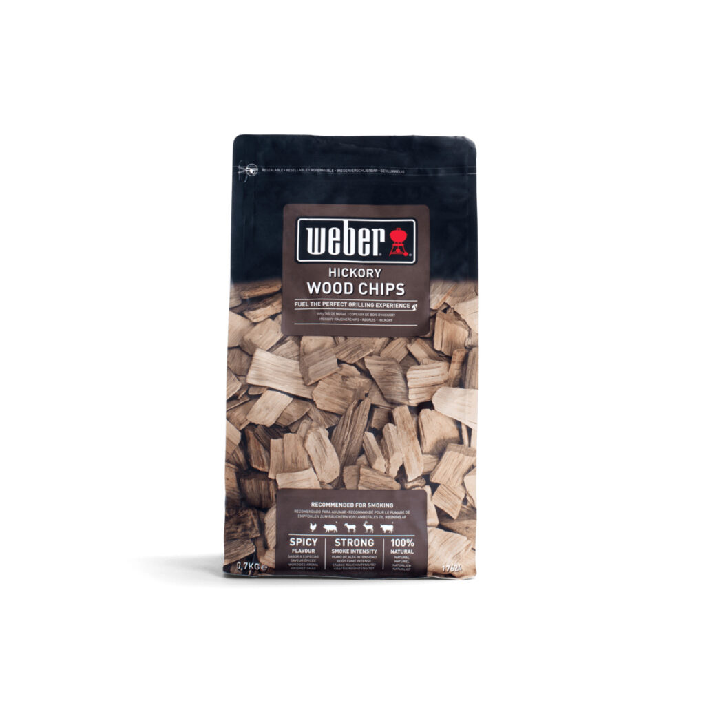 Bolsa de astillas de madera Hickory Weber