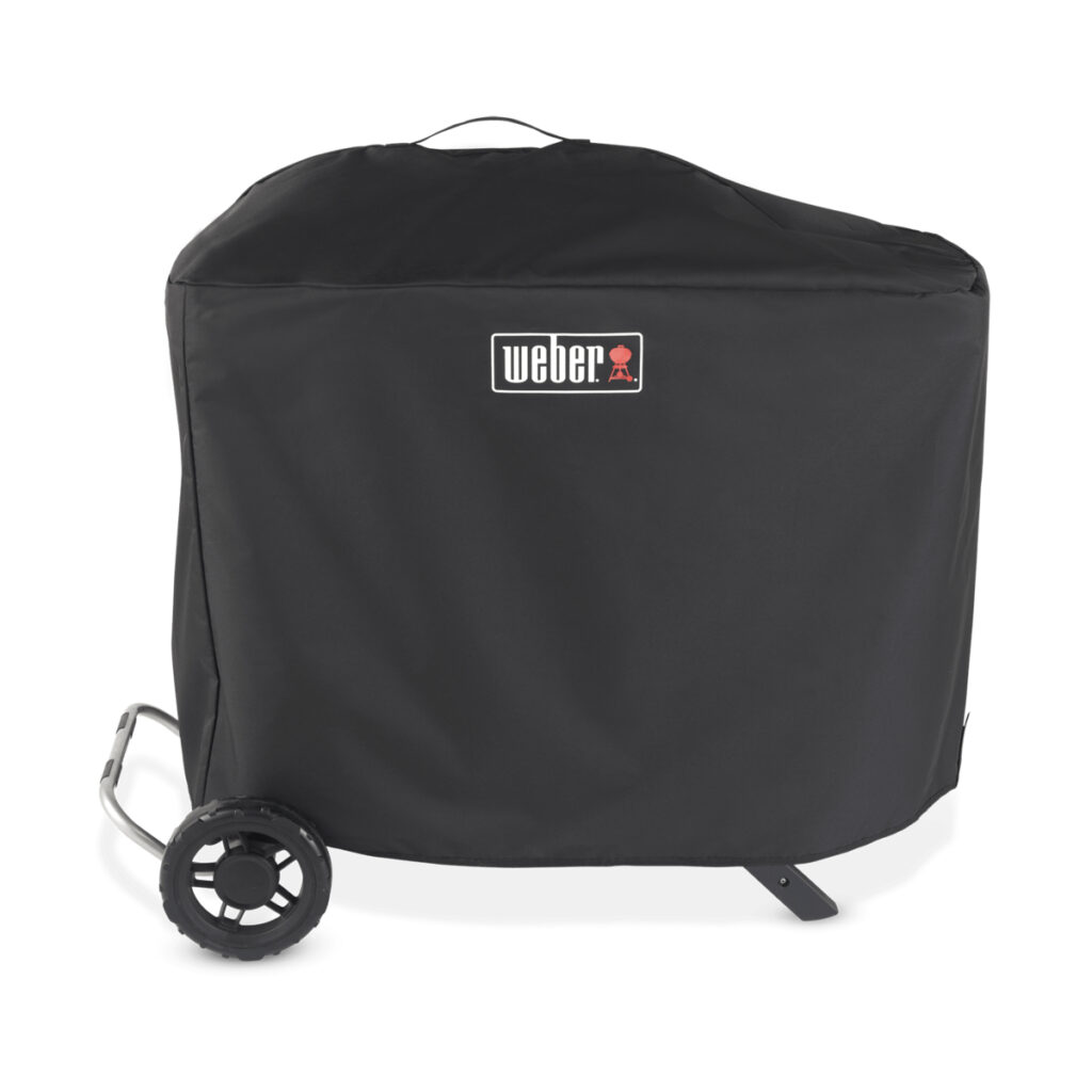 Funda negra Weber para barbacoa con ruedas
