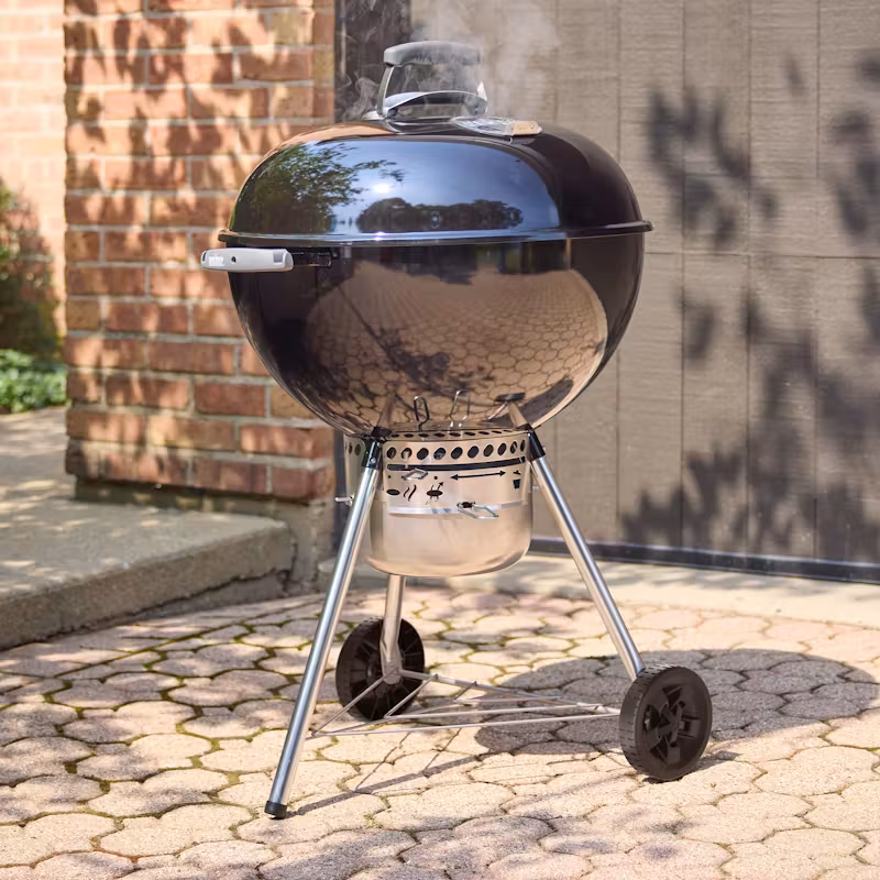 barbacoa carbón weber kettle premium 57cm with grill