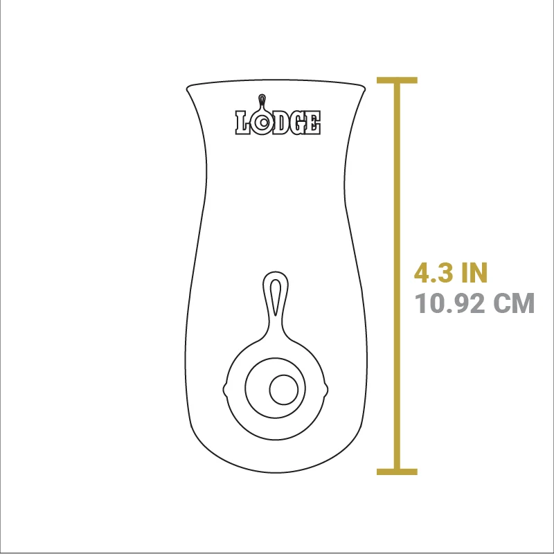 Esquema con medidas de accesorio Lodge 10,92 cm