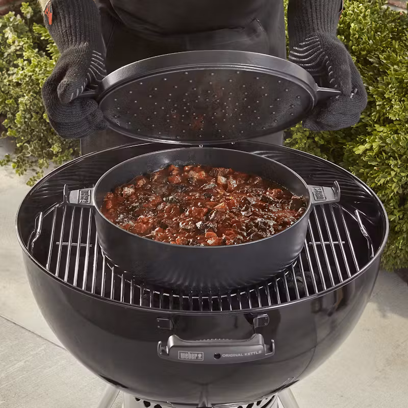 olla 2 en 1 gourmet bbq system